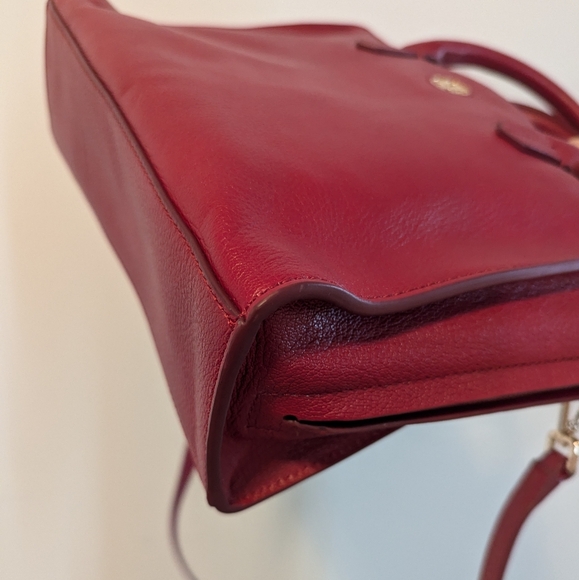 Tory Burch red Brody tote crossbody - Picture 14 of 15